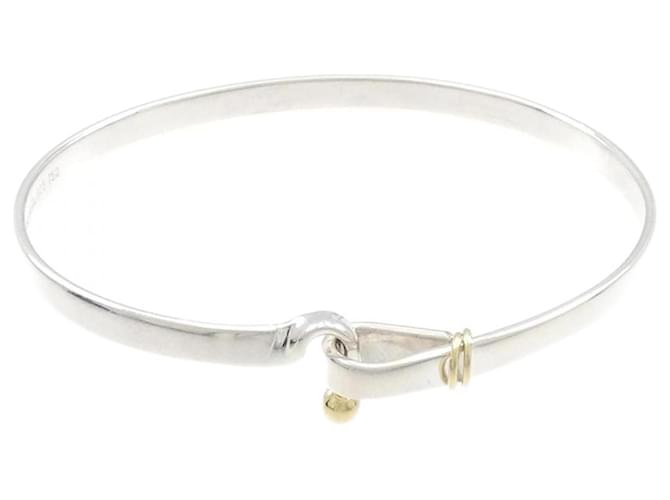 Tiffany & Co Pulseira Hook and Eye Tiffany Prata Ouro amarelo  ref.2034705