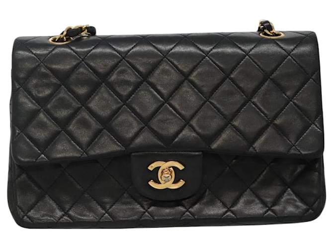 Chanel Timeless Black Leather  ref.2034980