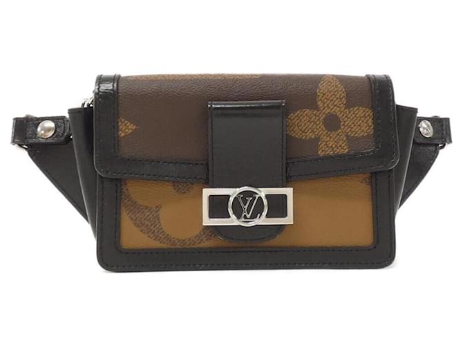 Bolsa de Cintura Dauphine Louis Vuitton Marrom Lona  ref.2035134