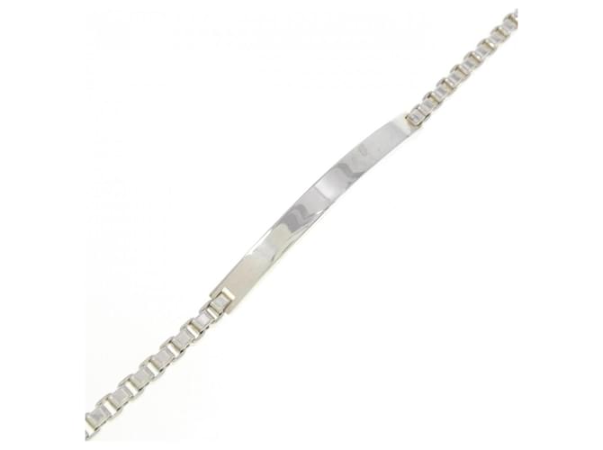 Tiffany & Co Pulseira I.D. de Link Veneziano Tiffany Prata  ref.2035308