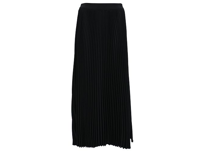 Marc by Marc Jacobs CO Pleated Midi Skirt in Black Polyester