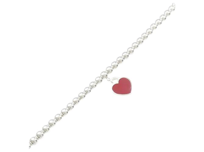 Tiffany & Co Pulseira charm Return to Tiffany da Tiffany Prata Prata  ref.2035699