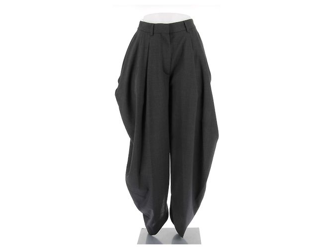 Calças LOEWE T.FR 34 Lã Cinza