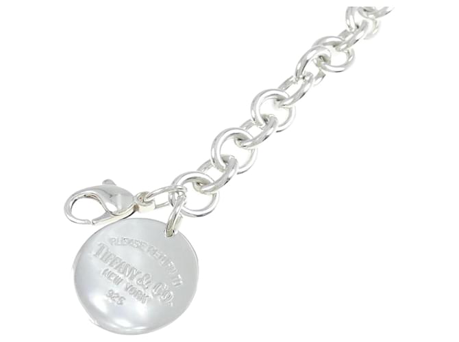 Tiffany & Co Retorno da pulseira charm Tiffany Prata  ref.2035784