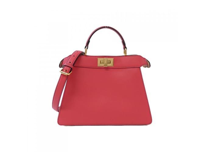 Fendi Peekaboo I See You Small Handbag Leather  ref.2035865