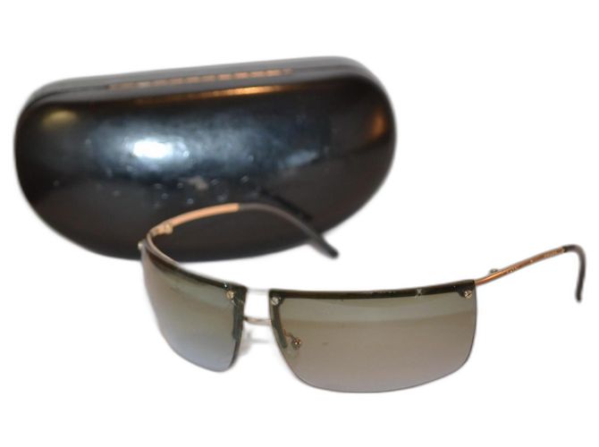 lunettes de soleil Gucci métal doré