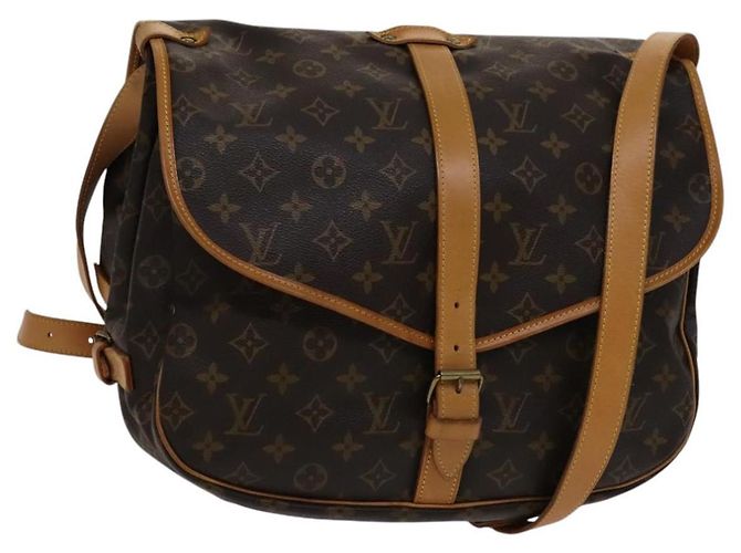 LOUIS VUITTON Sac à épaule Monogram Saumur 35 M42254 LV Auth am7685 Monogramme