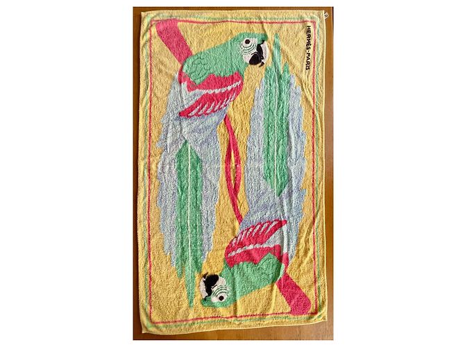 Toalla de baño Hermès 'Loro' Multicolor