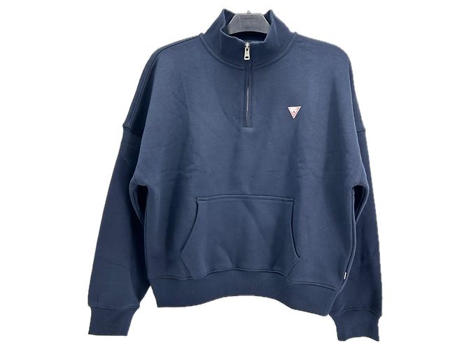 GUESS Strickwaren & Sweatshirts T.International M Baumwolle Marineblau