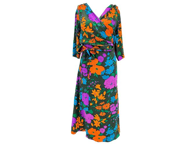 Autre Marque Abito WARM T.US 1 in seta Multicolore