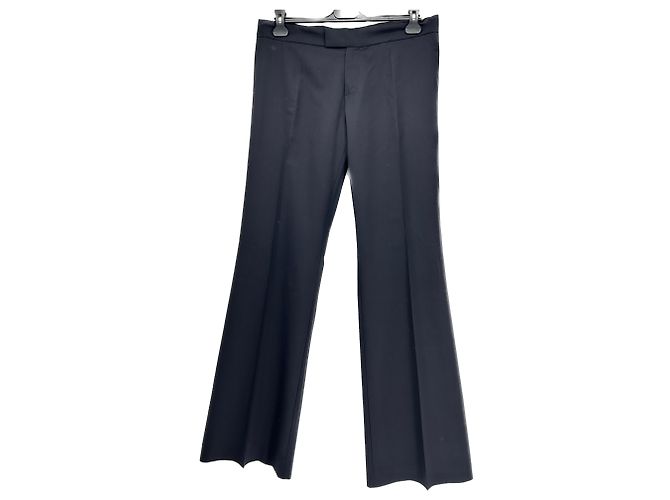 APC Trousers T.FR 42 Wool Black