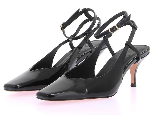 J.CREW Tacchi T.US 6.5 Pelle Nero