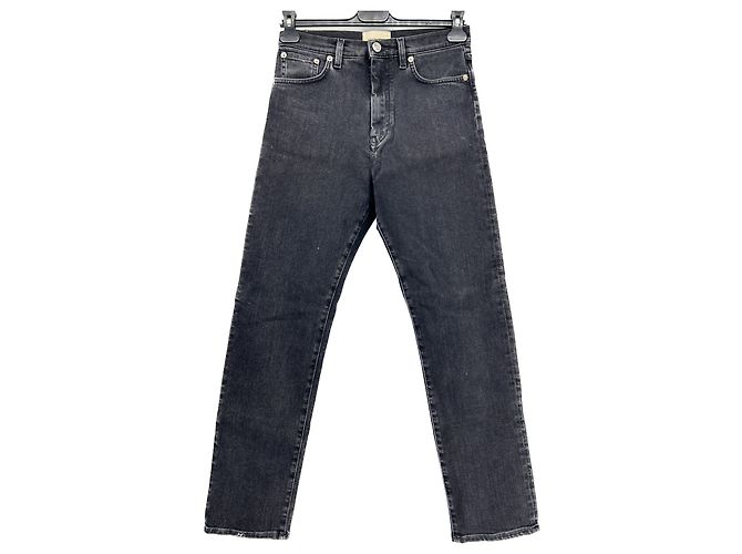 Autre Marque LOULOU STUDIO Jeans T.US 26 Algodón Gris