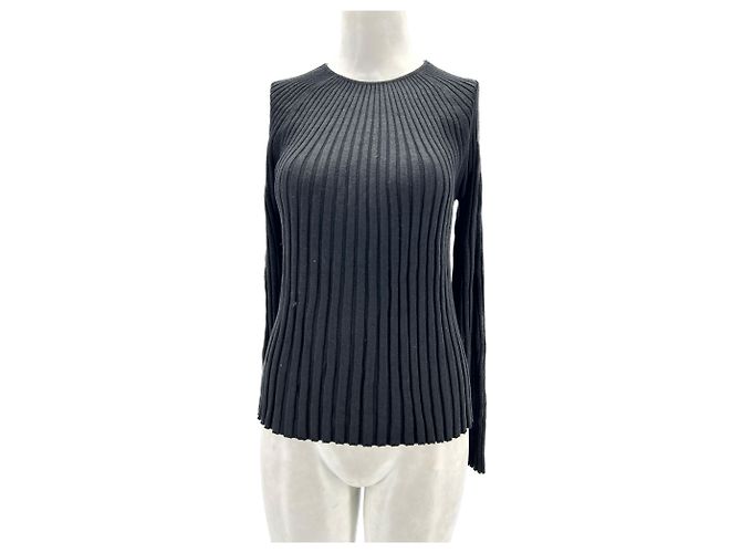 Autre Marque LOULOU STUDIO Tops T.International XS Leinen Schwarz