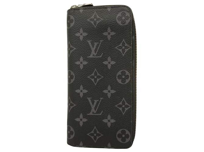 Louis Vuitton Zippy Wallet Vertical Black Cloth  ref.2038394