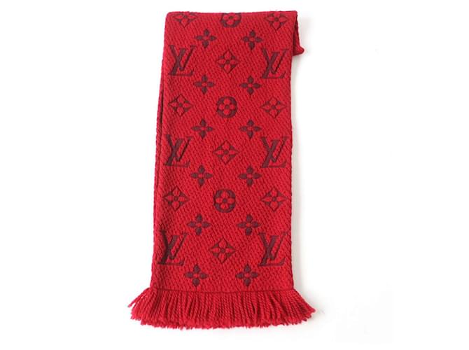 Louis Vuitton Logomania Monogram Scarf Ruby Red Cloth  ref.2039150