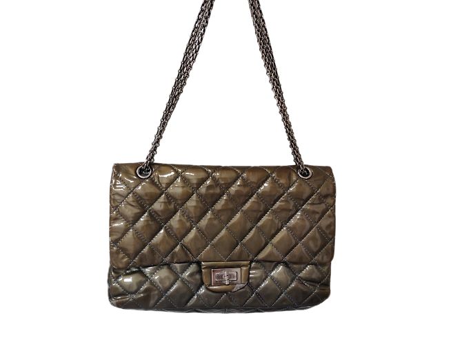 Bolsas Chanel para mulheres em Bronze Verde escuro