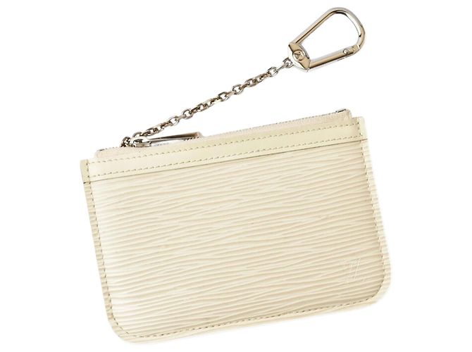 Louis Vuitton Coin Purse Key Case Eggshell