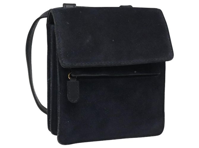 Borsa a Spalla GUCCI in Camoscio Blu Navy Auth ac3533