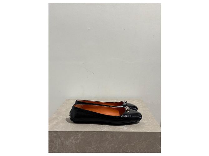 Kelly Hermès Ballerine HERMES T.EU 37 Pelle Nero