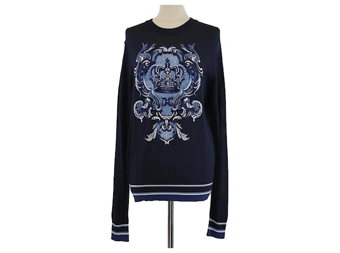 DOLCE & GABBANA Jackets T.FR 48 Silk Blue  ref.2040038