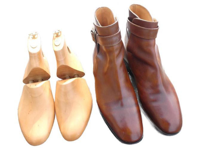 jm weston jodhpur stiefel 9D 43 schuhspanner Hellbraun