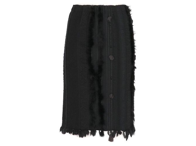 Schwarze Strickrock von Gucci - 2000er