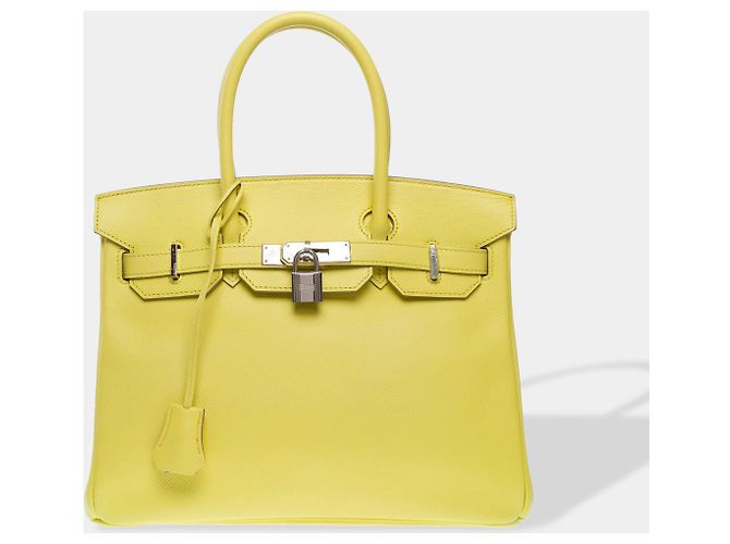 Hermès Bolso HERMES Birkin 30 en Cuero Amarillo - 102509