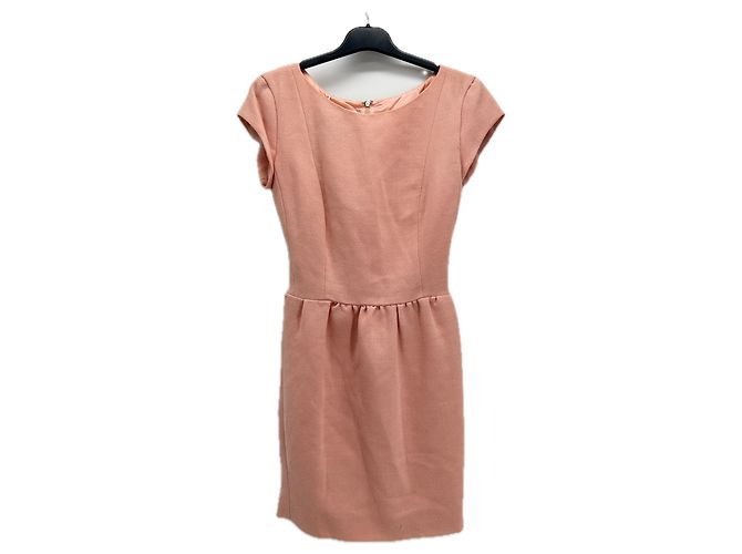 MOSCHINO Kleid T.FR 38 Wolle Pink