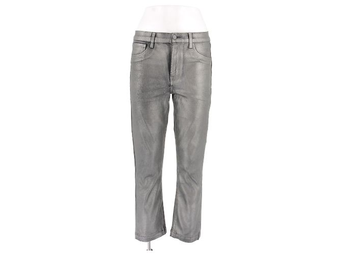 J BRAND Jeans T.US 27 Polyester Silvery