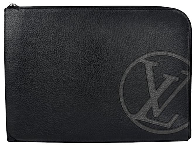 Louis Vuitton Pochette Jour Black Leather  ref.2041207