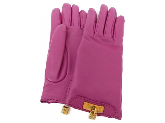 Hermès Kelly Pink Leather  ref.2041219