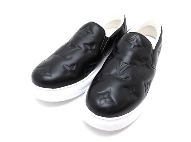 Sneaker der Beverly Hills Linie von Louis Vuitton Schwarz Weiß