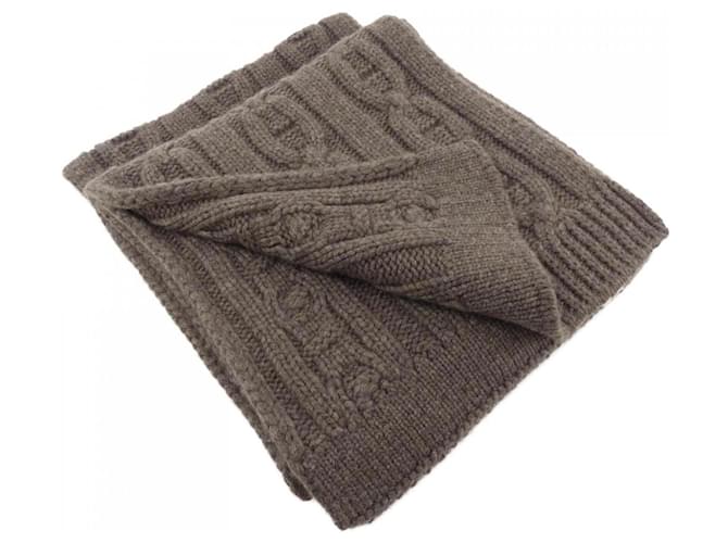 Hermès -- Brown Cashmere  ref.2042161