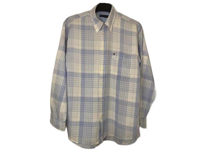 Camisa Tommy Hilfiger azul de algodón para hombre M