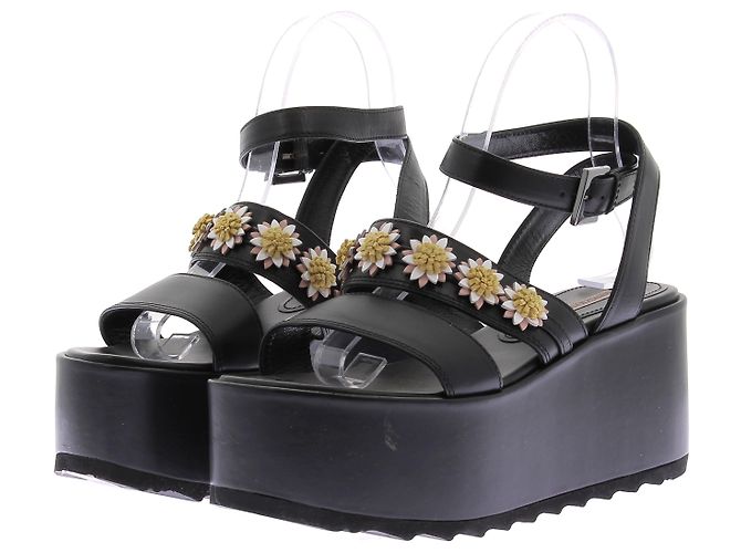 Autre Marque Sandali FABRIZIO VITI T.EU 38 Pelle Nero