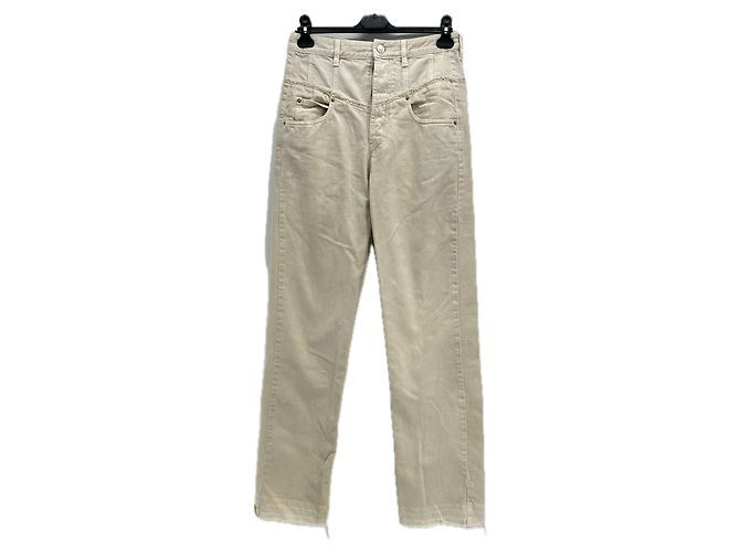 ISABEL MARANT Jeans T.FR 38 Baumwolle Roh