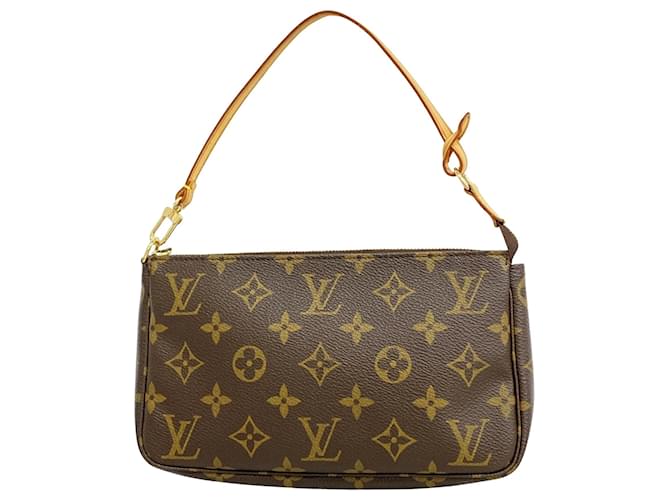 Louis Vuitton Pochette Accessoire Brown Cloth  ref.2044157