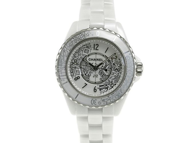 Relógio Feminino Edição Limitada Chanel J12 33mm Branco