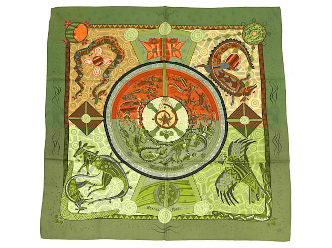 Hermès Carré 90 Multiple colors Silk  ref.2044464