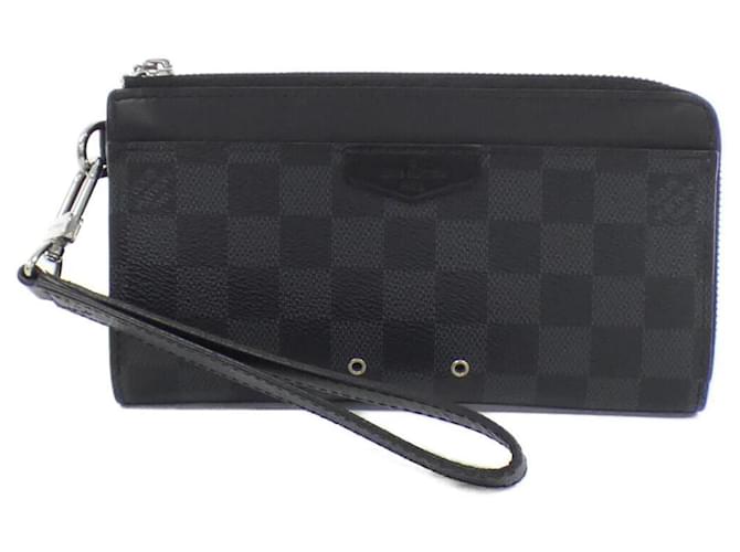Louis Vuitton Zippy Dragonne Black Cloth  ref.2045031