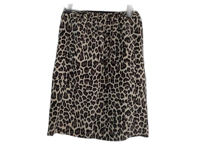 Gerard Darel Falda de seda Gérard Darel Estampado de leopardo 