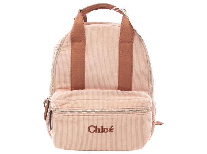 Mochilas Chloé Rosa Algodón
