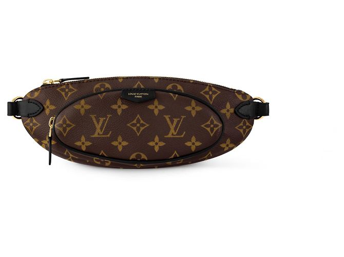 Bumbag Louis Vuitton Keepit Poche Monograma Marrom