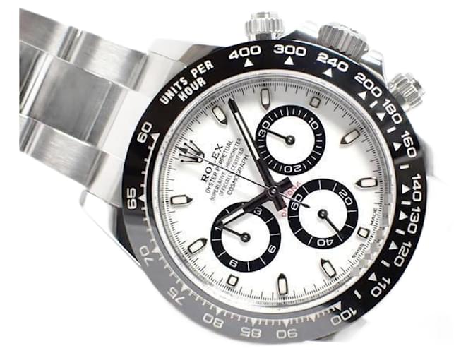 ROLEX Daytona white Dial 116500LN '21 Mens Silvery Steel  ref.2045918