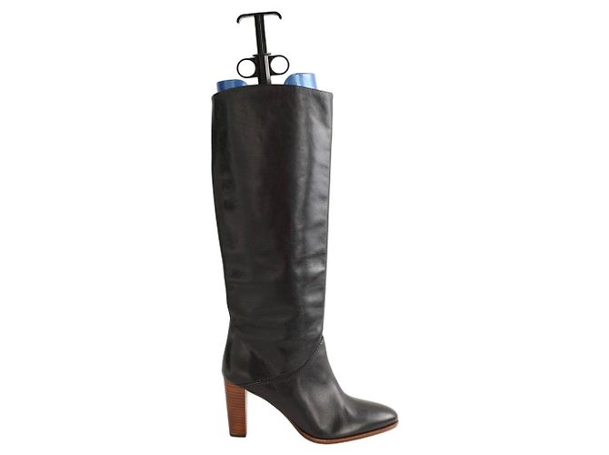 Vanessa Bruno Botas de couro pretas