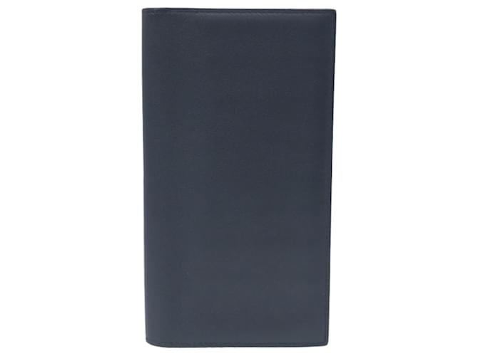 Hermès Hermes Citizen Twill Black Leather Billfold Wallet  ref.2046752