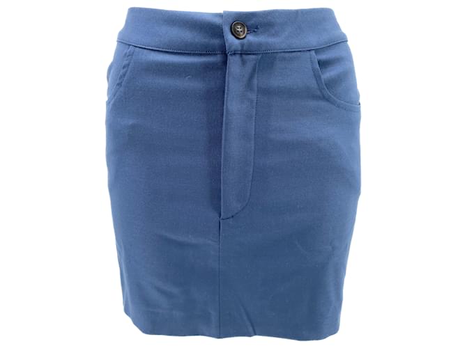 Autre Marque LOULOU STUDIO Skirts T.International XS Wool Blue  ref.2047000