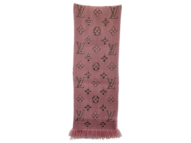 Louis Vuitton Monogram Echarpe Logomania Shine Scarf Golden Wool  ref.2047329