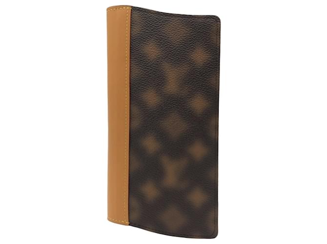 Louis Vuitton Dis Is Not Monogram Portefeuille Brazza Brown Plastic  ref.2047382